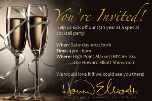 Howard Elliott15th  party invite